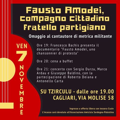 Fasto Amodei: Omaggio al Cantautore di metrica militante