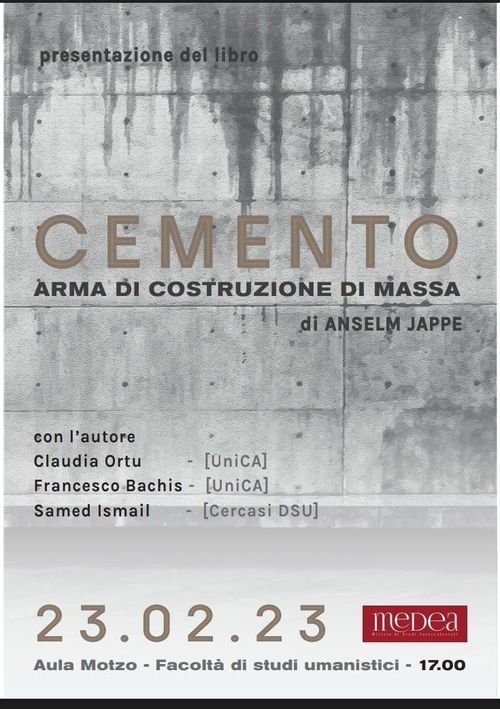 Presentazione del libro Cemento - Arma di distruzione di massa