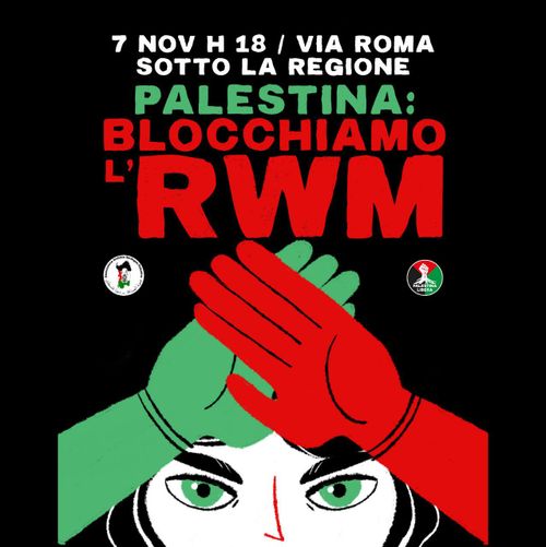 Palestina: Blocchiamo l'RWM