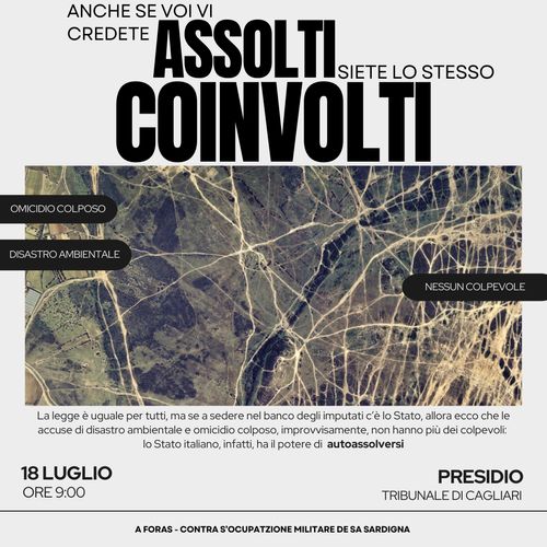 Anche se voi vi credete assolti siete lo stesso coinvolti-presidio