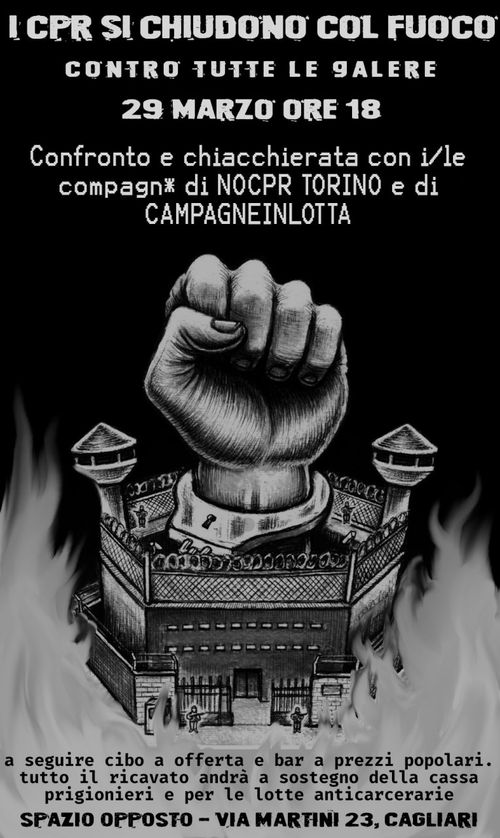 CONFRONTO E CHIACCHIERATA CON I/LE COMPAGN* DI NOCPR TORINO E DI CAMPAGNEINLOTTA