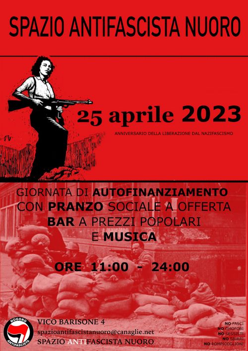 Festa di autofinanziamento - Spazio Antifascista Nuoro