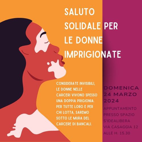 Saluto Solidale per le Donne Imprigionate