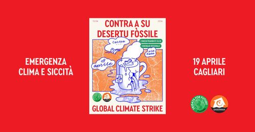 Contra a su desertu fòssile. Corteo per il Global Climate Strike