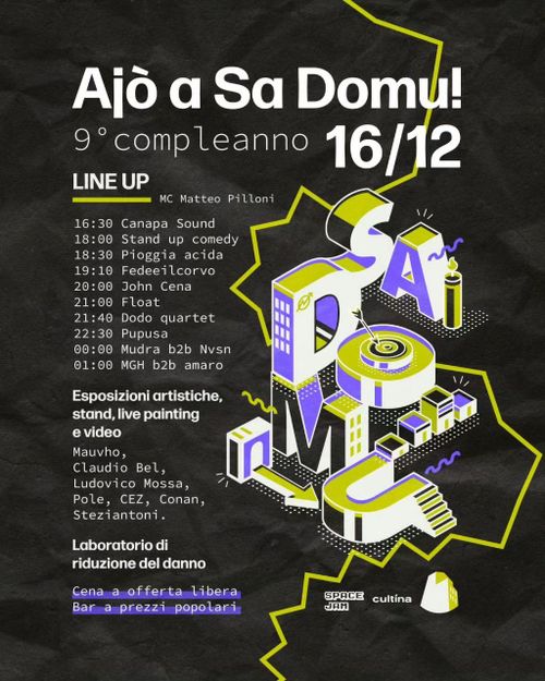 AJÒ A SA DOMU - Sa Domu festeggia il suo 9° compleanno!