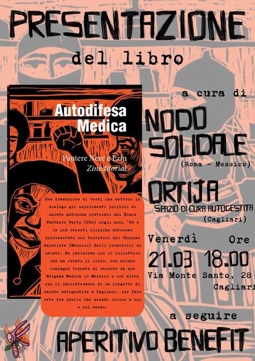 Presentazione del libro Autodifesa medica - pantere nere e ezln
