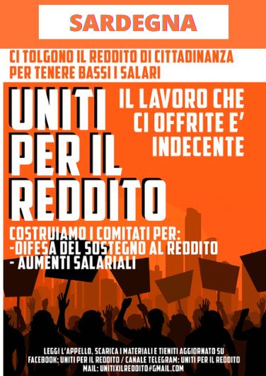 Presidio "Comitato Uniti per il Reddito"