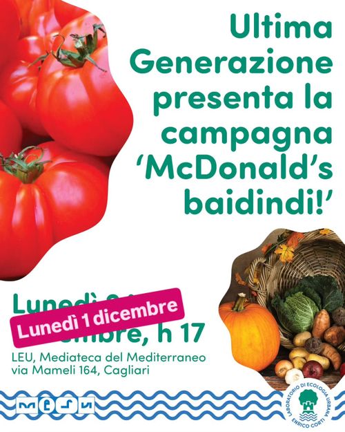 Presentazione campagna "MC Donald's baidindi!"