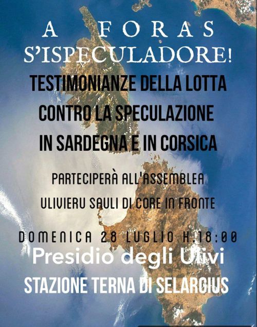 A Foras s'ispeculadore!