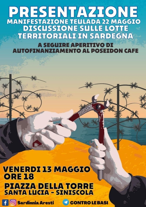 SINISCOLA - Presentazione della Manifestazione contro le basi del 22 maggio