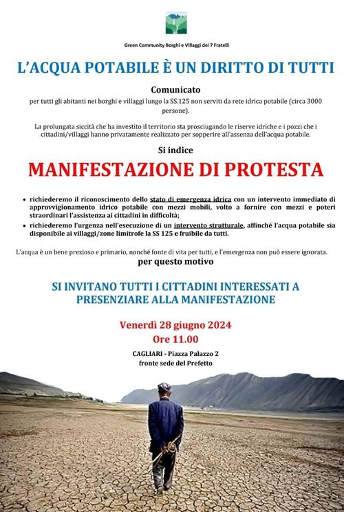 L'ACQUA POTABILE È UN DIRITTO DI TUTTI - MANIFESTAZIONE