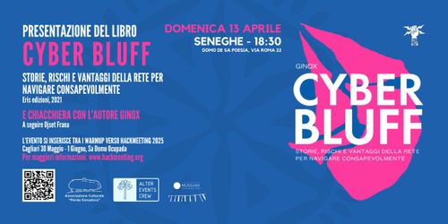 WarmUp Hackmeeting25: Presentazione del libro Cyber Bluff