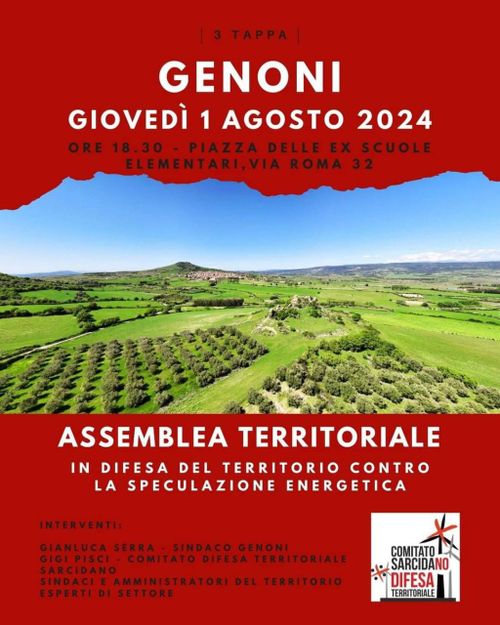 Assemblea Territoriale Sarcidano Contro la speculazione Energetica