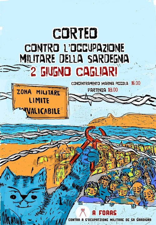 2 GIUGNO - Corteo contro l'occupazione militare 