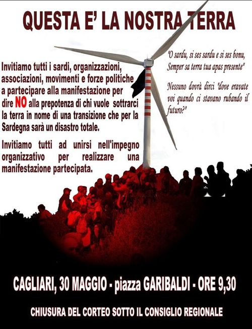 Corteo contro la speculazione energetica