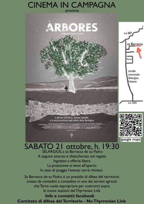 Proiezione di Àrbores - Cinema in Campagna