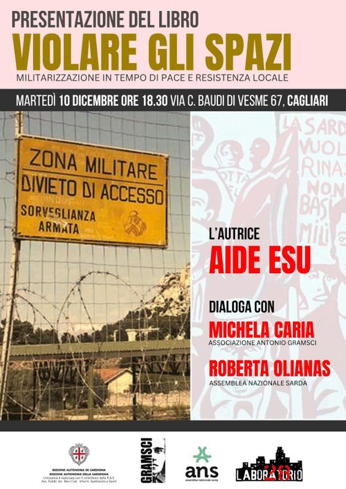 VIOLARE GLI SPAZI: Presentazione del libro di Aide Esu