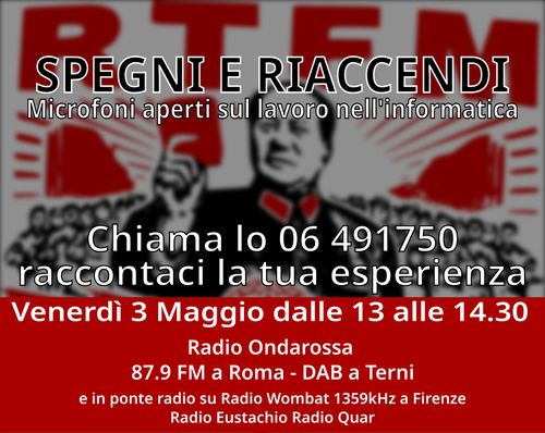 Spegni e Riaccendi - Microfoni aperti sul lavoro nell'informatica