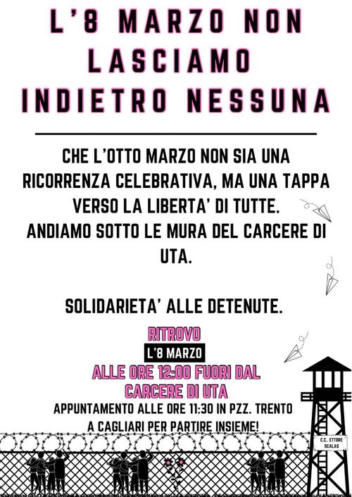 L'8 Marzo non lasciamo indietro Nessuna