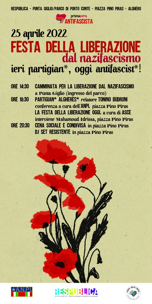 Camminata a Punta Giglio per la liberazione dl nazifascismo + festa in Piazza