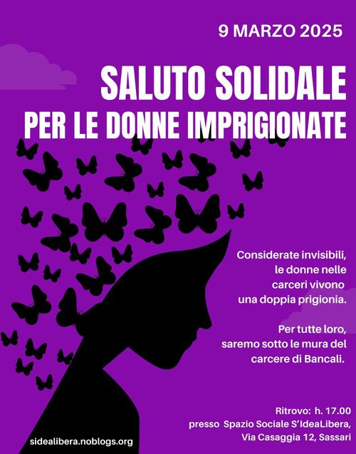 Saluto solidale per le donne imprigionate