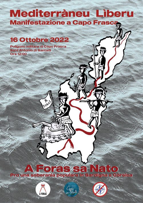Mediterràneu Lìberu - Manifestazione a Capo Frasca