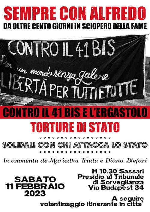 Presidio al Tribunale di Sorveglianza di Sassari
