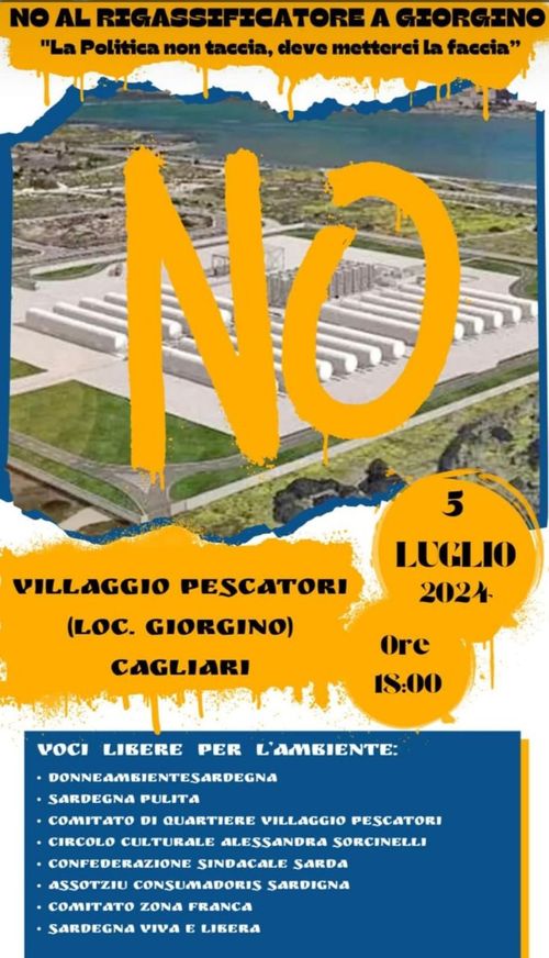 NO AL RIGASSIFICATORE A GIORGINO