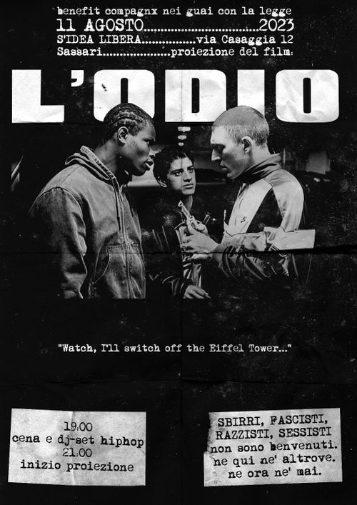 Proiezione del film L'ODIO