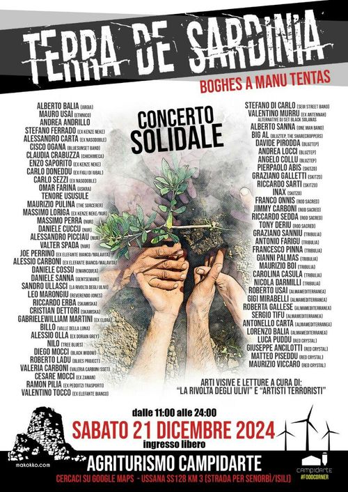 Terra de Sardinia - Boghes a manu tentas - Concerto solidale