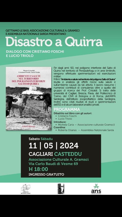 Disastro a Quirra - Dialogo con Cristiano Foschi e Lucio Triolo