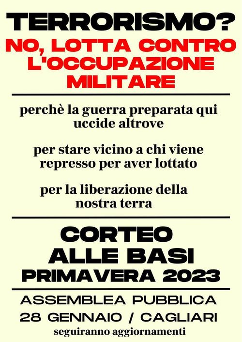 Assemblea pubblica per un CORTEO ALLE BASI