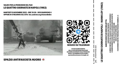 Proiezione film "Le quattro giornate di Napoli" di Nanni Loy (1962)