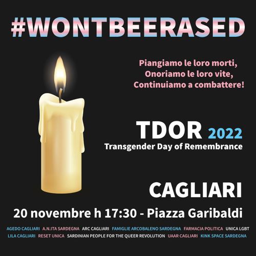 WON'T BE ERASED! Transgender Day of Remembrance 2022