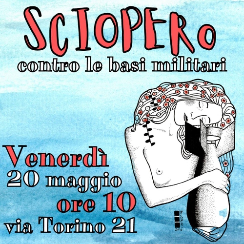 Sciopero contro le basi militari